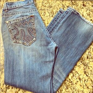 MEK men’s distressed jeans